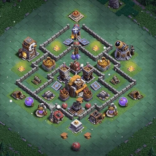 Builder Hall 5 Defense 02 Builder Hall 5 layout