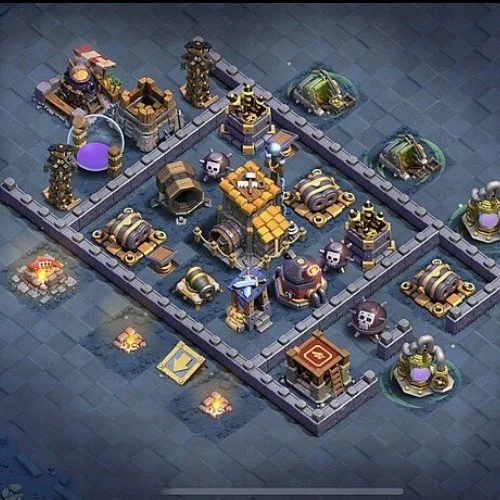 Builder Hall 8 Defense 07 Builder Hall 8 layout