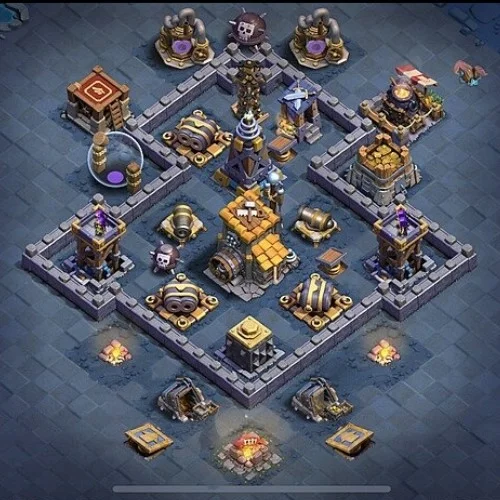 Builder Hall 8 Defense 10 Builder Hall 8 layout