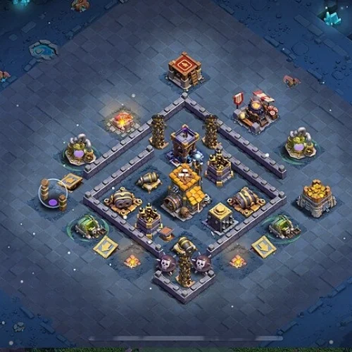 Builder Hall 8 Defense 02 Builder Hall 8 layout