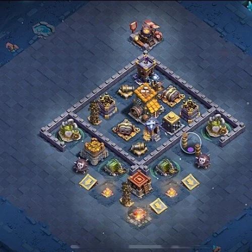 Builder Hall 8 Defense 03 Builder Hall 8 layout