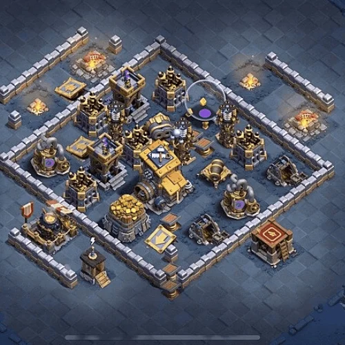 Builder Hall 9 Defense 05 Builder Hall 9 layout