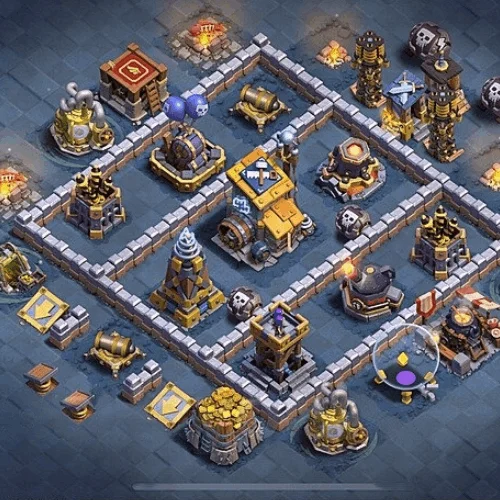 Builder Hall 9 Defense 10 Builder Hall 9 layout