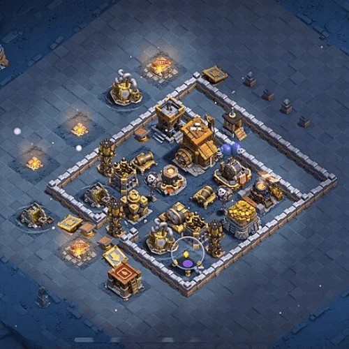 Builder Hall 9 Defense 02 Builder Hall 9 layout
