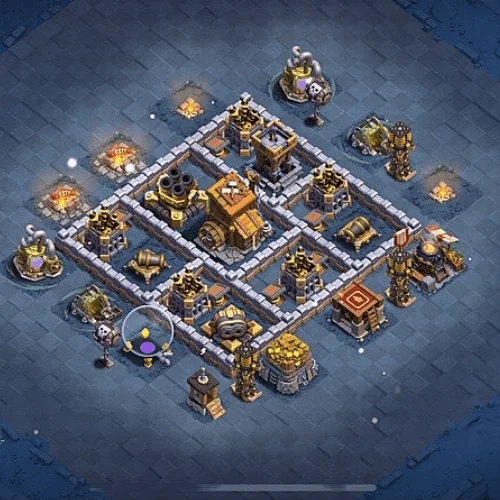 Builder Hall 9 Defense 03 Builder Hall 9 layout