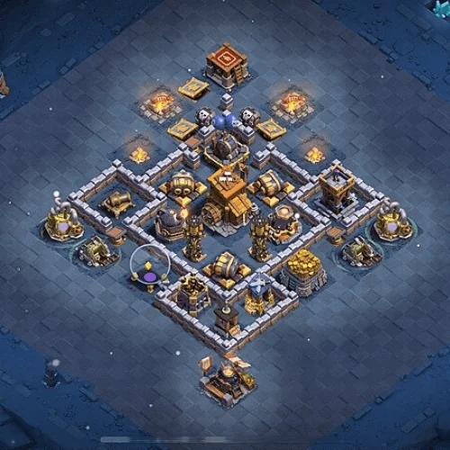 Builder Hall 9 Defense 04 Builder Hall 9 layout
