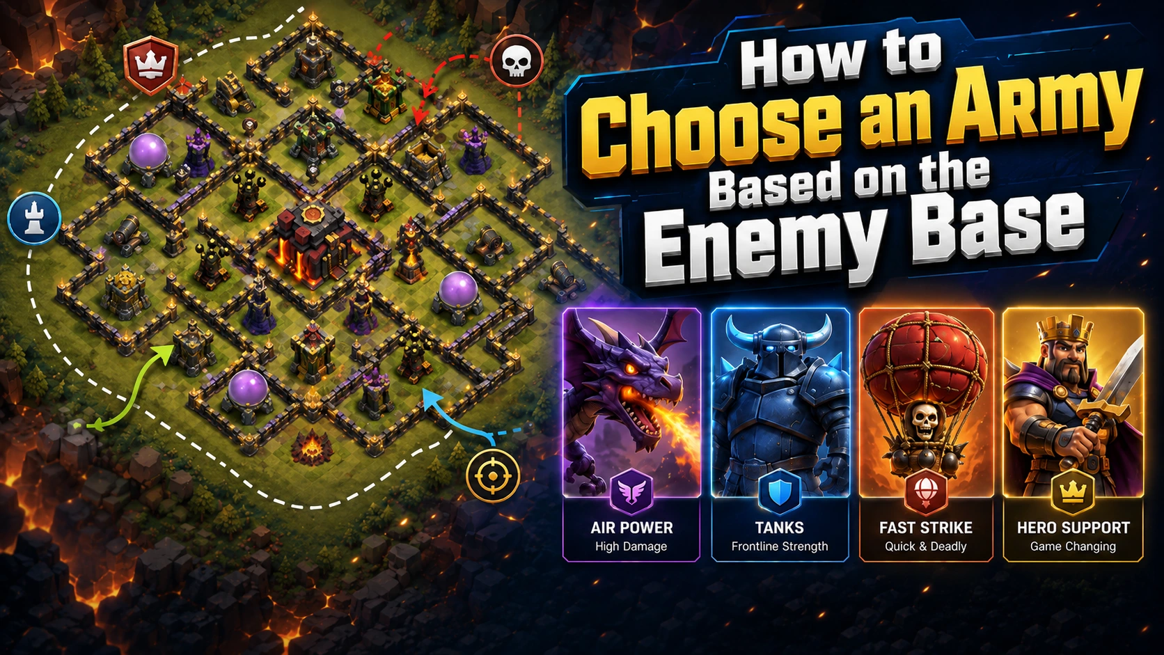How to Choose an Army Based on the Enemy Base