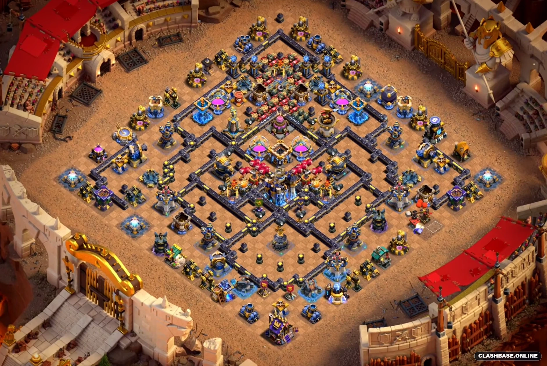 town hall 18 ranked mode anti 3 stars Town Hall 18 layout