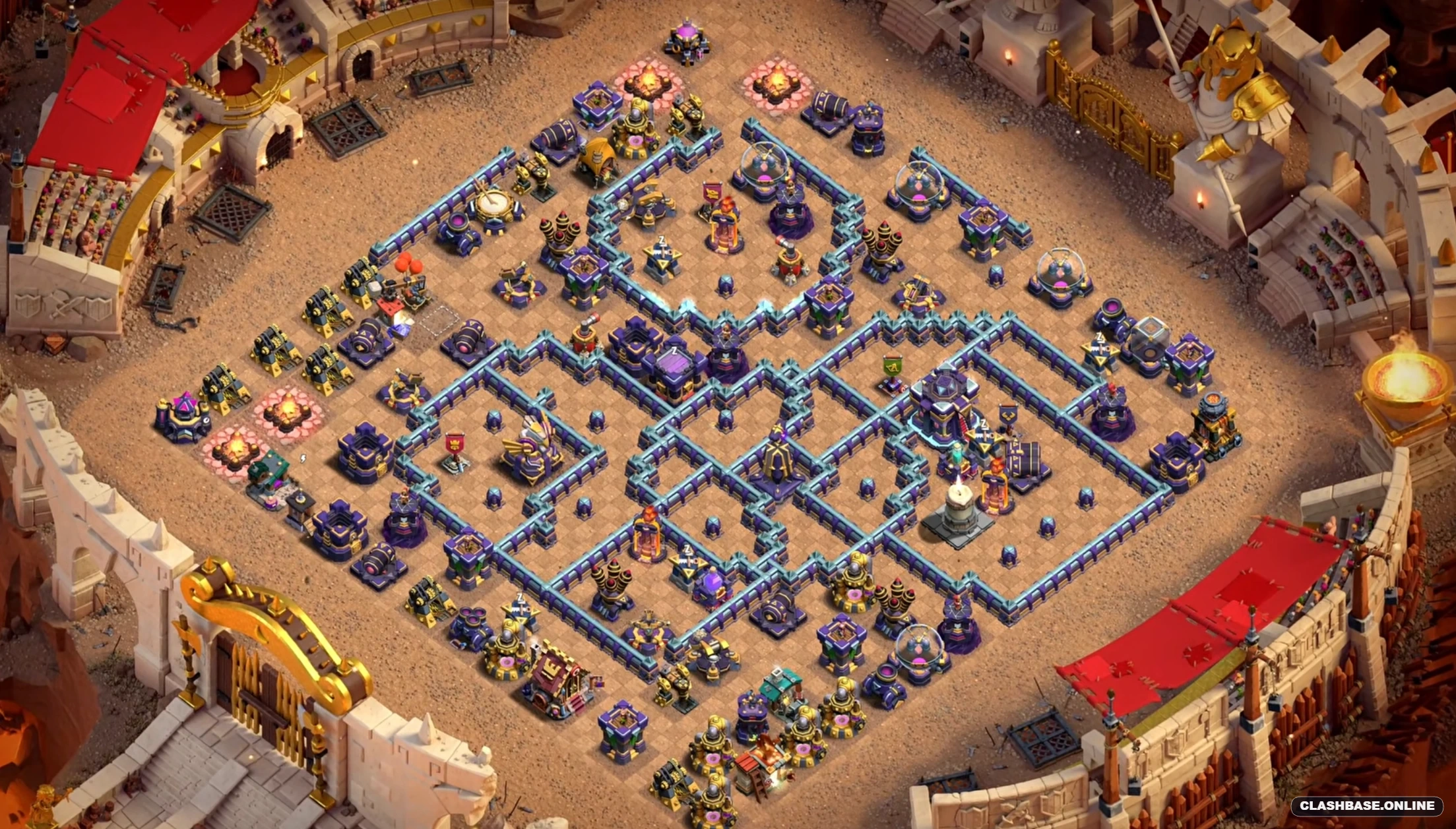 town hall 15 clan war defence base layout Town Hall 15 layout