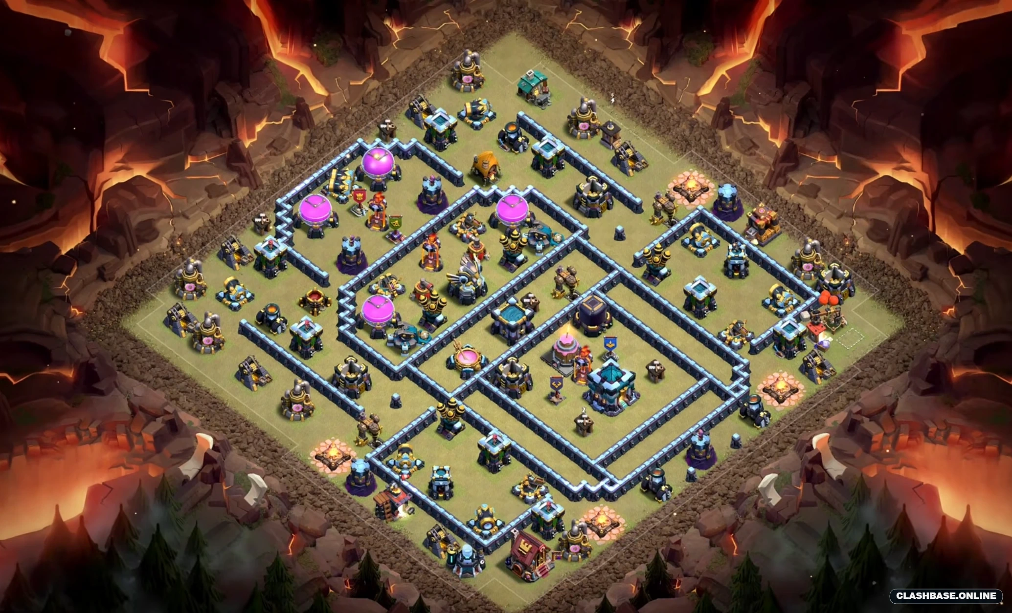 town hall 13 base layout ranked mode anti 3 stars Town Hall 13 layout