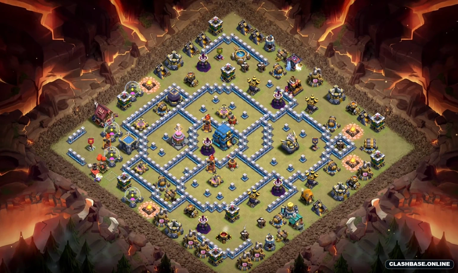town hall 12 base layout for the clan war Town Hall 12 layout
