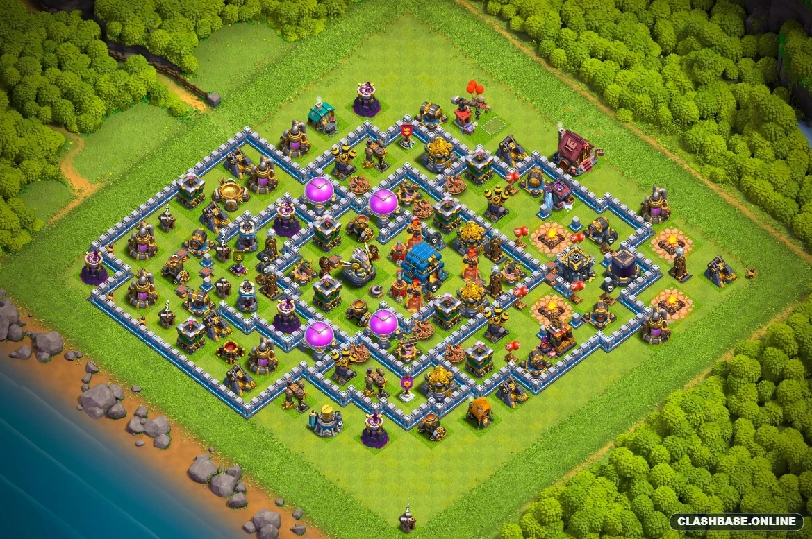 town hall 12 base layout for farming use Town Hall 12 layout