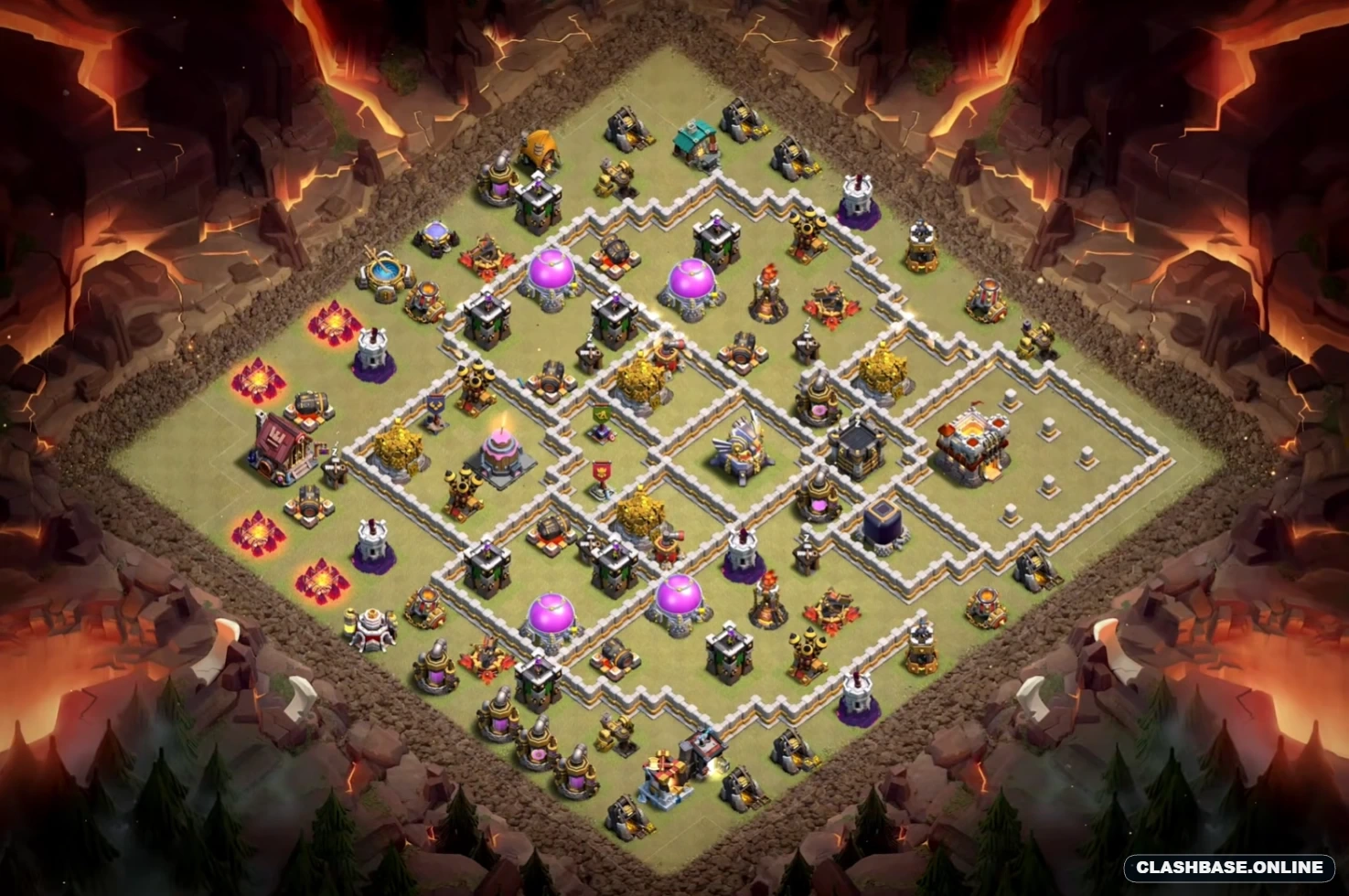 town hall 11 base layout for ranked defence reach a good league level Town Hall 11 layout