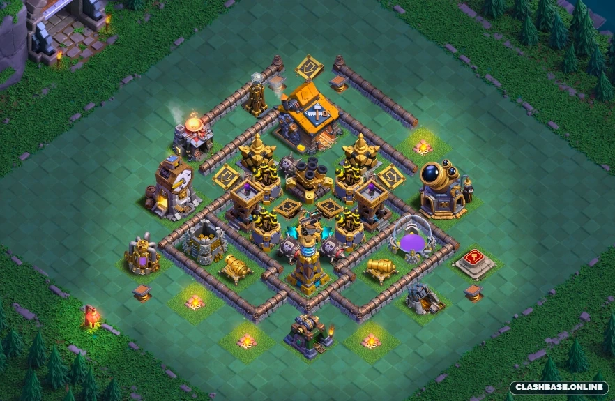town hall 10 for builder base Builder Hall 10 layout
